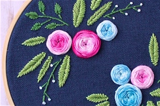 Modern Embroidery Art Live Online